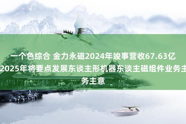 一个色综合 金力永磁2024年竣事营收67.63亿元 2025年将要点发展东谈主形机器东谈主磁组件业务主意