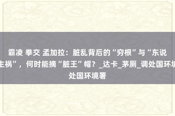 霸凌 拳交 孟加拉：脏乱背后的“穷根”与“东说念主祸”，何时能摘“脏王”帽？_达卡_茅厕_调处国环境署