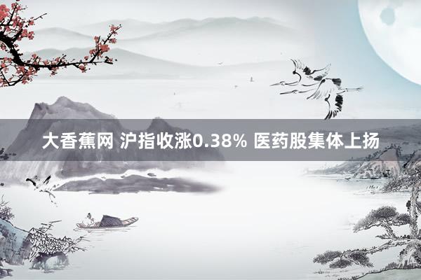 大香蕉网 沪指收涨0.38% 医药股集体上扬