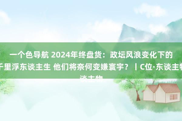 一个色导航 2024年终盘货：政坛风浪变化下的千里浮东谈主生 他们将奈何变嫌寰宇？丨C位·东谈主物